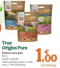 True Origins Pure - Premios Para Gato