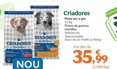 Criadores - Pienso Para Perro