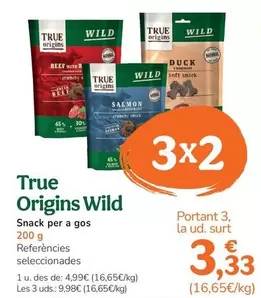 True Origins Wild - Snack Para Perro