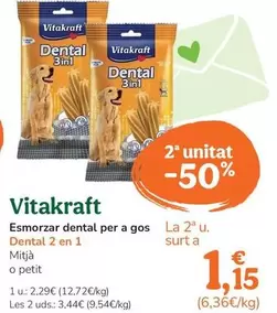 Vitakraft - Snack Dental Para Perro