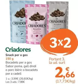 Criadores - Snack Para Perro
