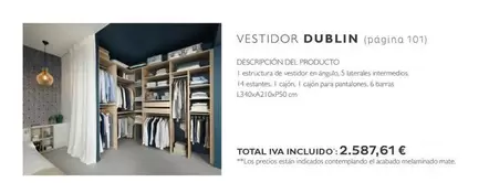 Vestidor Dublin