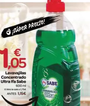 Ifa Sabe - Lavavajillas Concentrado Ultra