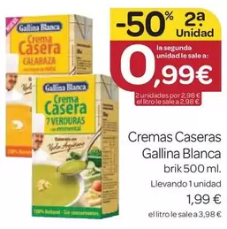 Gallina Blanca - Cremas Caseras 