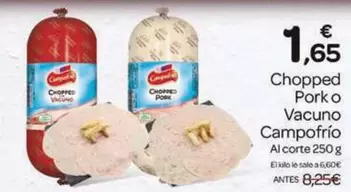 Campofrío - Chopped Pork O Vacuno