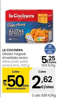 La Cocinera - Alitas Pollo Estilo Americano