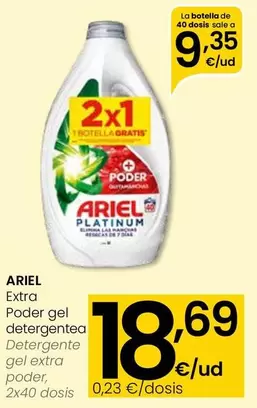 Ariel - Detergente Gel Extra Poder