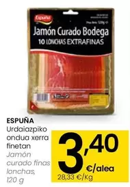 Espuña - Jamón Curado Finas Lonchas