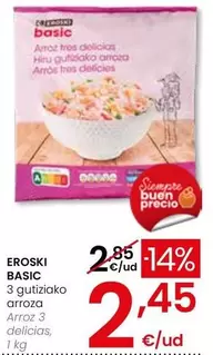 Eroski Basic - Arroz 3 Delicias
