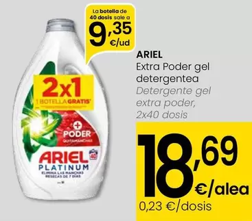 Ariel - Detergente Gel Extra Poder