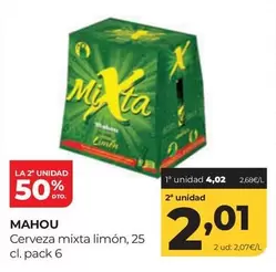 Mahou - Cerveza Mixta Limon