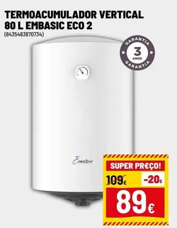 vertical - Termoacumulador Vertical Eco 2