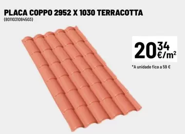 Placa Coppo 2952 X 1030 Terracotta