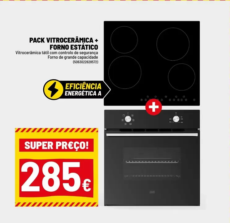 Pack Vitroceramica + Forno Estatico