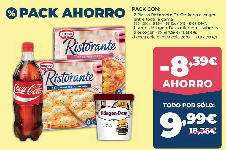 Dr Oetker - Pack Con: +2 Pizzas Ristorante