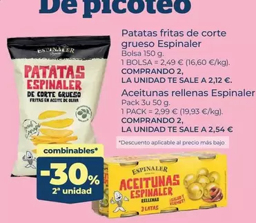 Espinaler - Patatas Fritas De Corte Grueso