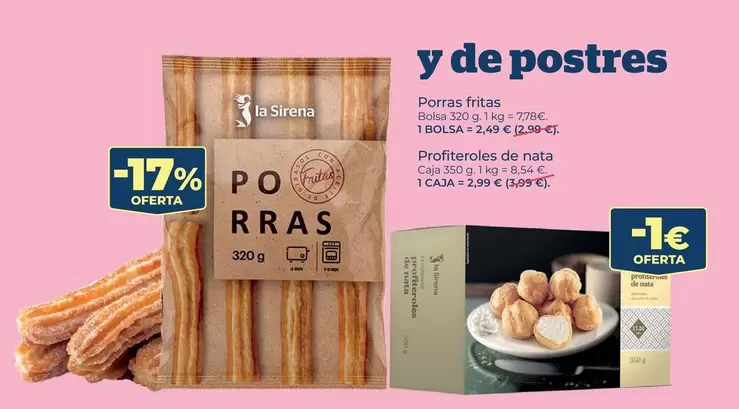 La Sirena - Porras Fritas