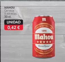 Mahou - Cerveza 5 Estrellas