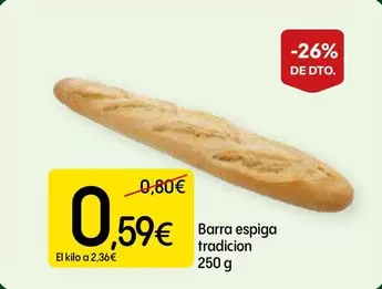 Barra Espiga Tradición