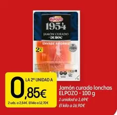 Elpozo - Jamon Curado Lonchas