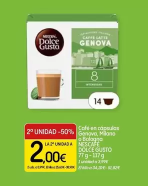 Nescafe Dolce Gusto - Cafe En Capsulas Genova, Milano O Bologna