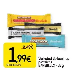 Barebells - Variedad De Barritas Proteicas