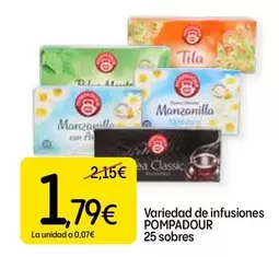 Pompadour - Variedad De Infusiones
