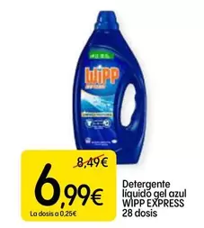 Wipp Express - Detergente Liquido Gel Azul