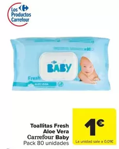 carrefour baby - Toallitas Fresh Aloe Vera