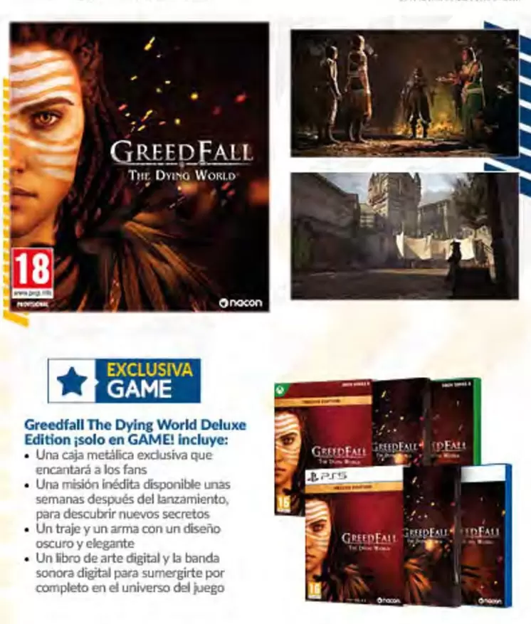 Nacon - Greedfall The Dying World Deluxe Edition