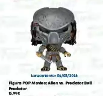 Figura Pop Movies: Alien Vs. Predator Bull Predator