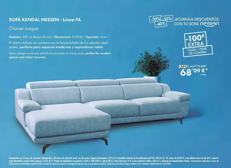 Nessen - Sofa Kendal