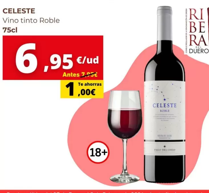Celeste - Vino Tinto Roble