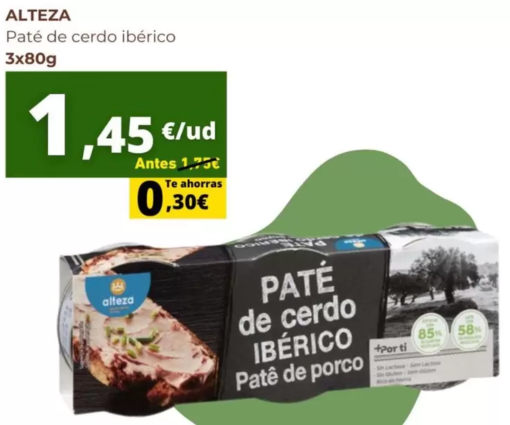 Alteza - Pate De Cerdo Iberico