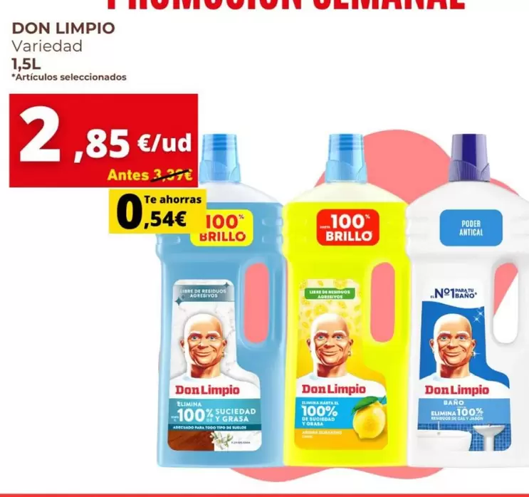 Don Limpio - Variedad