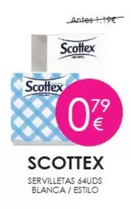 Scottex - Servilletas Blanca / Estilo