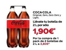 Coca-Cola - Original, Zero, Zero Y Light. Llevate Tu Botella De 2 L