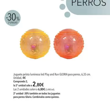 El Corte Inglés - Juguete Pelota Luminosa Led Play And Run Para Perros