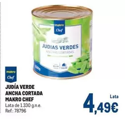 makro - Chef Judia Verde Ancha Cortada
