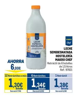 makro - Leche Semidesnatada Hostelería
