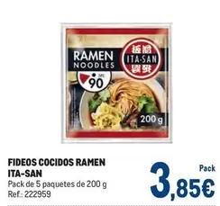 Fideos Cocidos Ramen