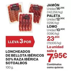 Sotoalbos - Loncheados De Bellota Ibéricos 50% Raza Ibérica