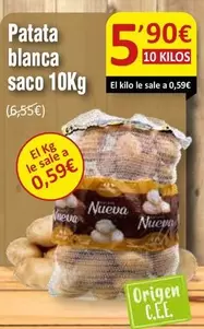 origen - Patata Blanca Saco