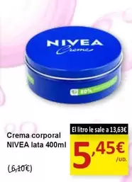 Nivea - Crema Corporal Lata