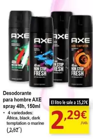 Axe - Desodorante Para Hombre Spray
