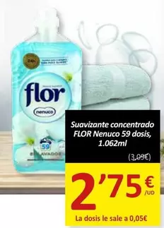 Flor - Suavizante Concentrado 59 Dosis