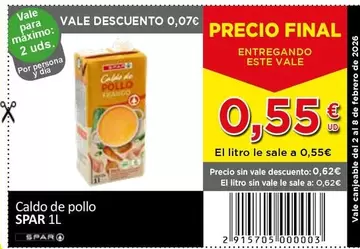 Spar - Caldo De Pollo
