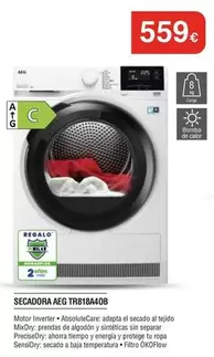 AEG - Secadora TR618A40B