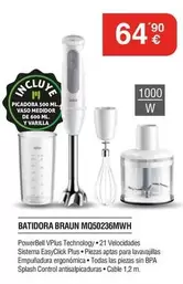 Braun - Batidora MQ50236M/WH