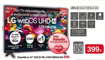 LG - Led 55ua74006lb.aeu